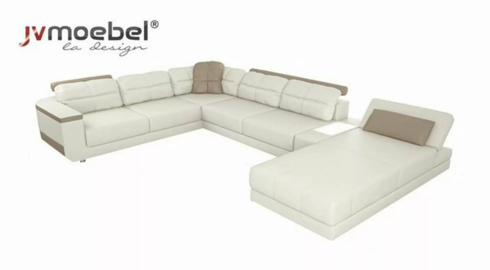 JVmoebel Ecksofa Eck Sofa Couch Polster Ecke Leder Sofa Couch, Made in Euro günstig online kaufen