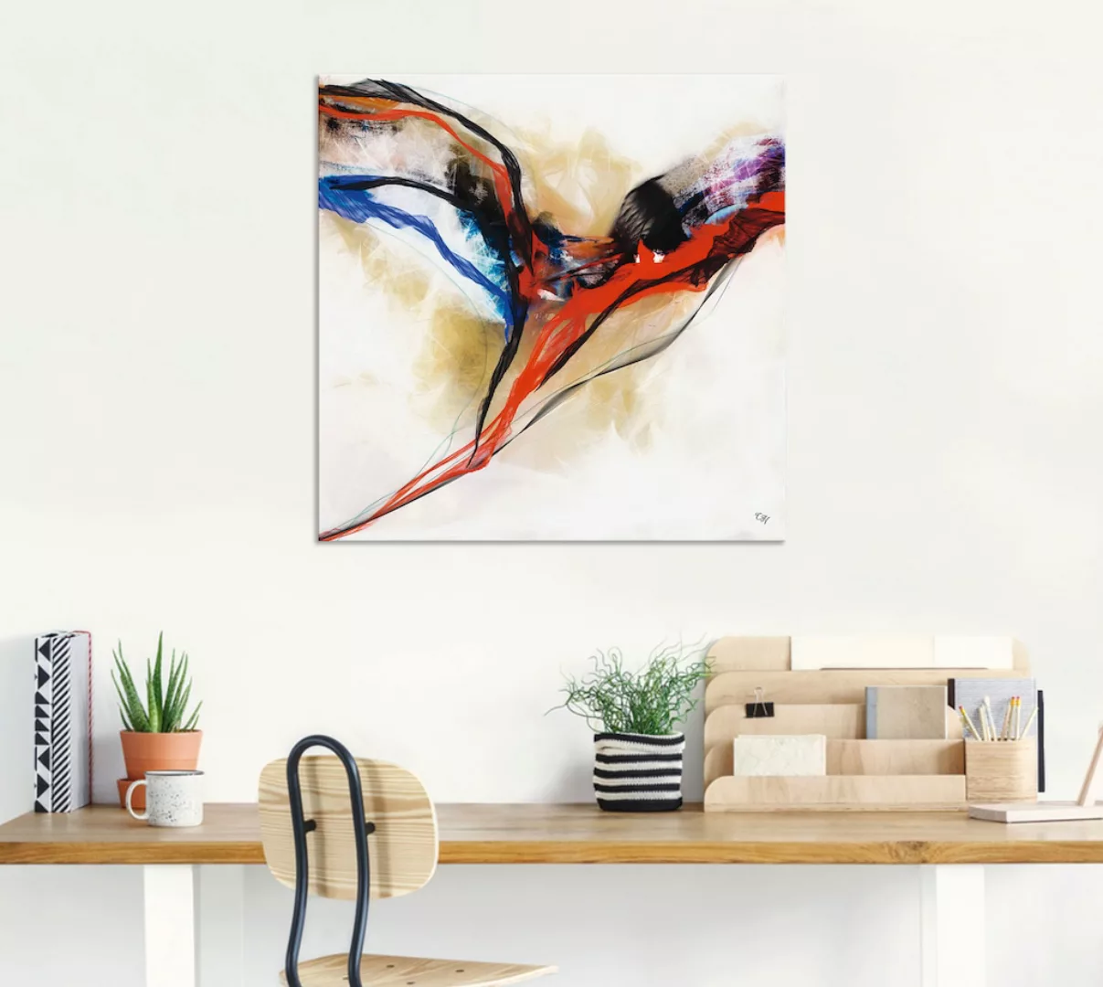 Artland Wandbild "Engel - abstrakt I", Muster, (1 St.) günstig online kaufen