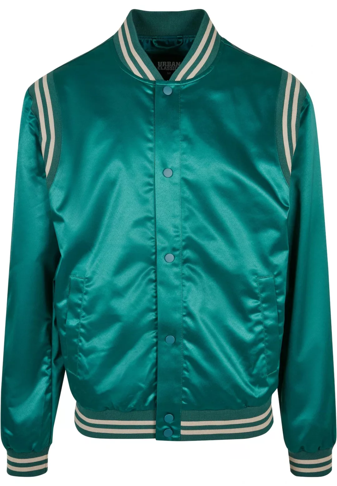 URBAN CLASSICS Collegejacke "Urban Classics Herren Satin College Jacket", ( günstig online kaufen