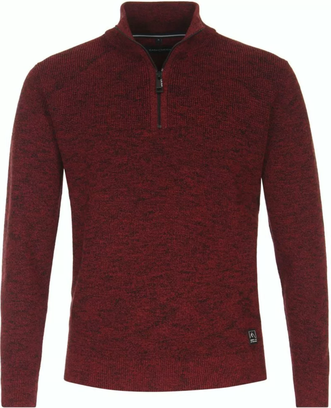 Casa Moda Halfzip Pullover Rot - Größe XL günstig online kaufen