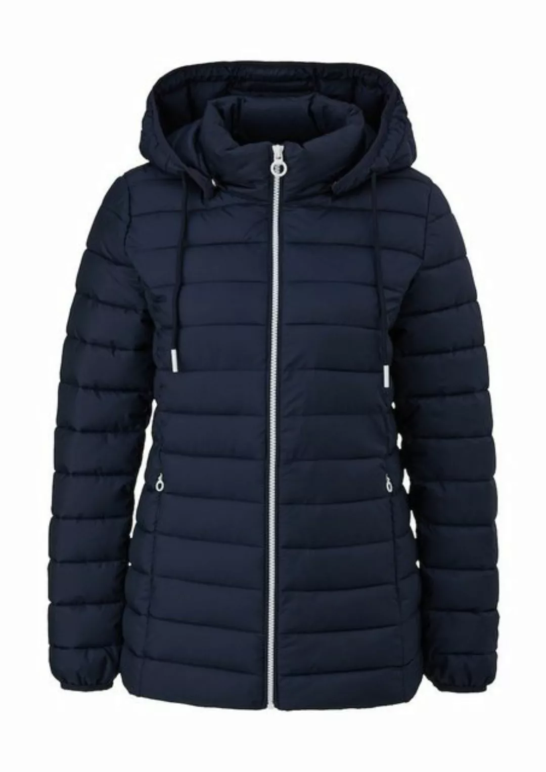 s.Oliver Outdoorjacke s.Oliver Leichte Steppjacke mit Kapuze in Blau (1-St) günstig online kaufen