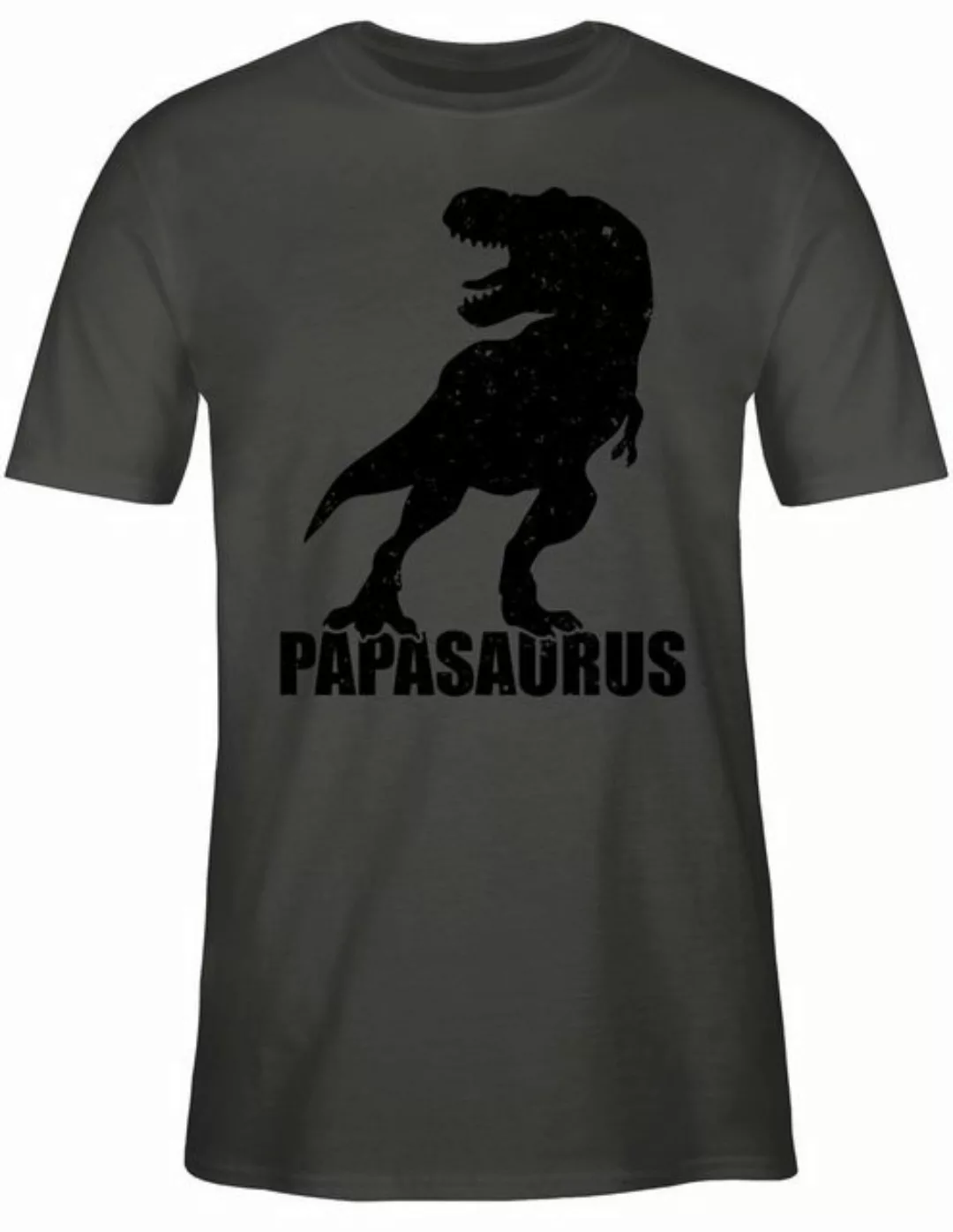 Shirtracer T-Shirt Papasaurus mit T-Rex Vatertag Geschenk für Papa günstig online kaufen