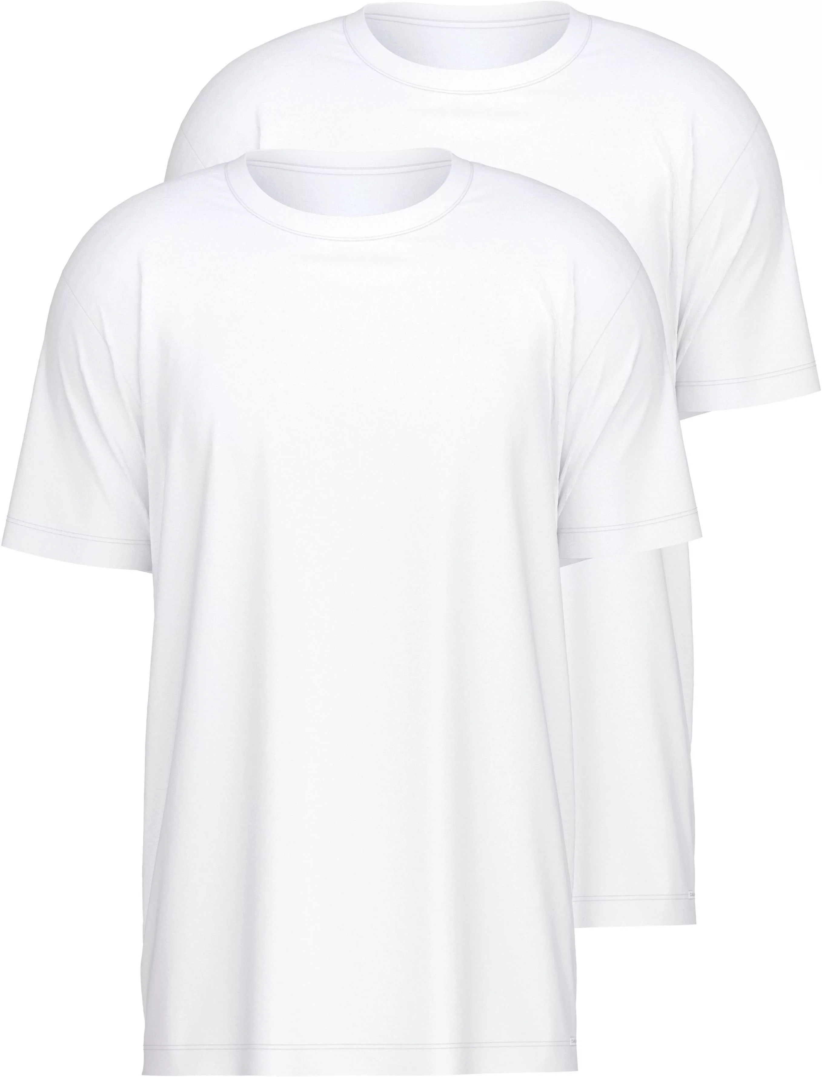 CALIDA T-Shirt "Natural Benefit", (2er Pack), Modern Fit, Single Jersey, Ku günstig online kaufen