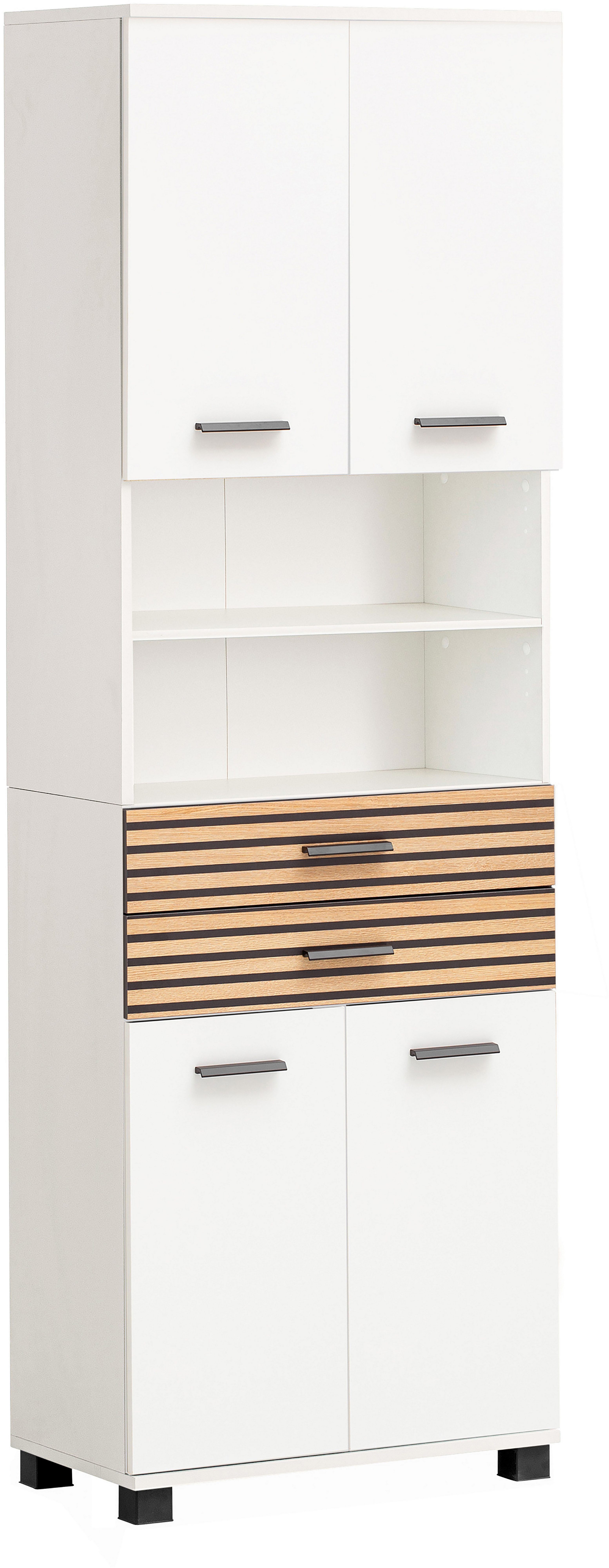 welltime Hochschrank "Katta, Breite 59 cm", Schubladenfronten mit Akustikpr günstig online kaufen