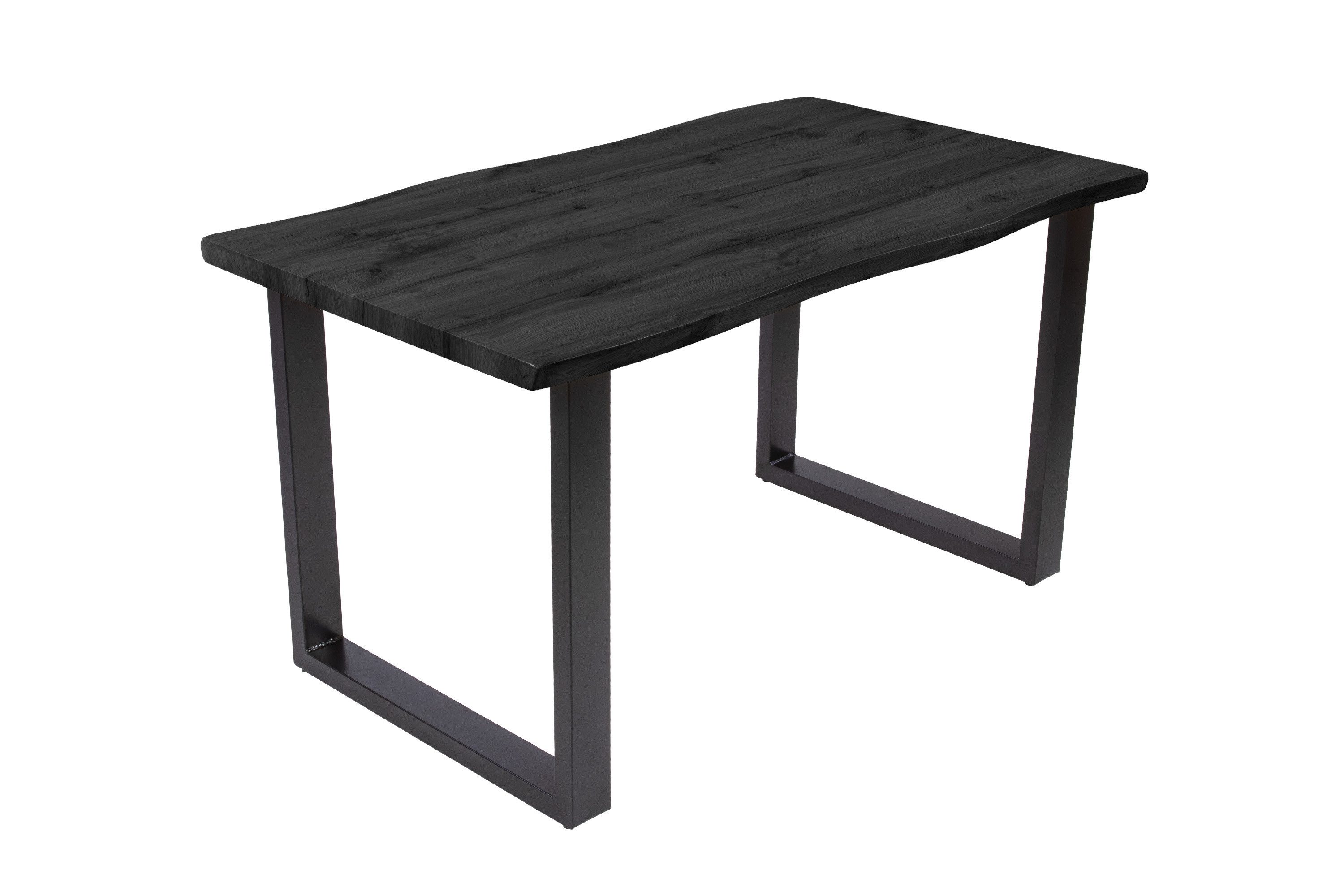 Loreno® Esstisch Josy, Holz-Optik Grau, Baumkante, günstig online kaufen