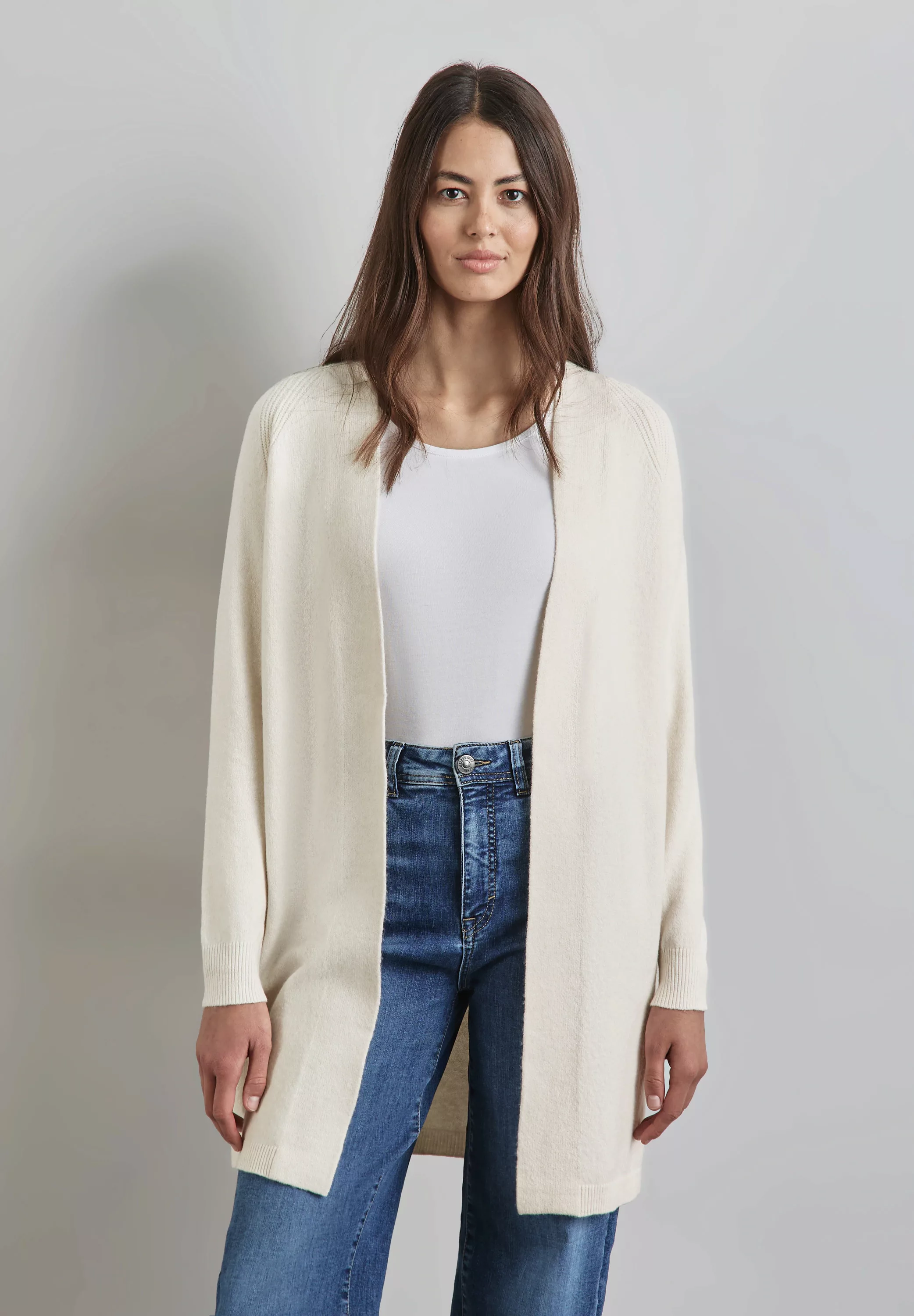 STREET ONE Cardigan, verschlusslos günstig online kaufen