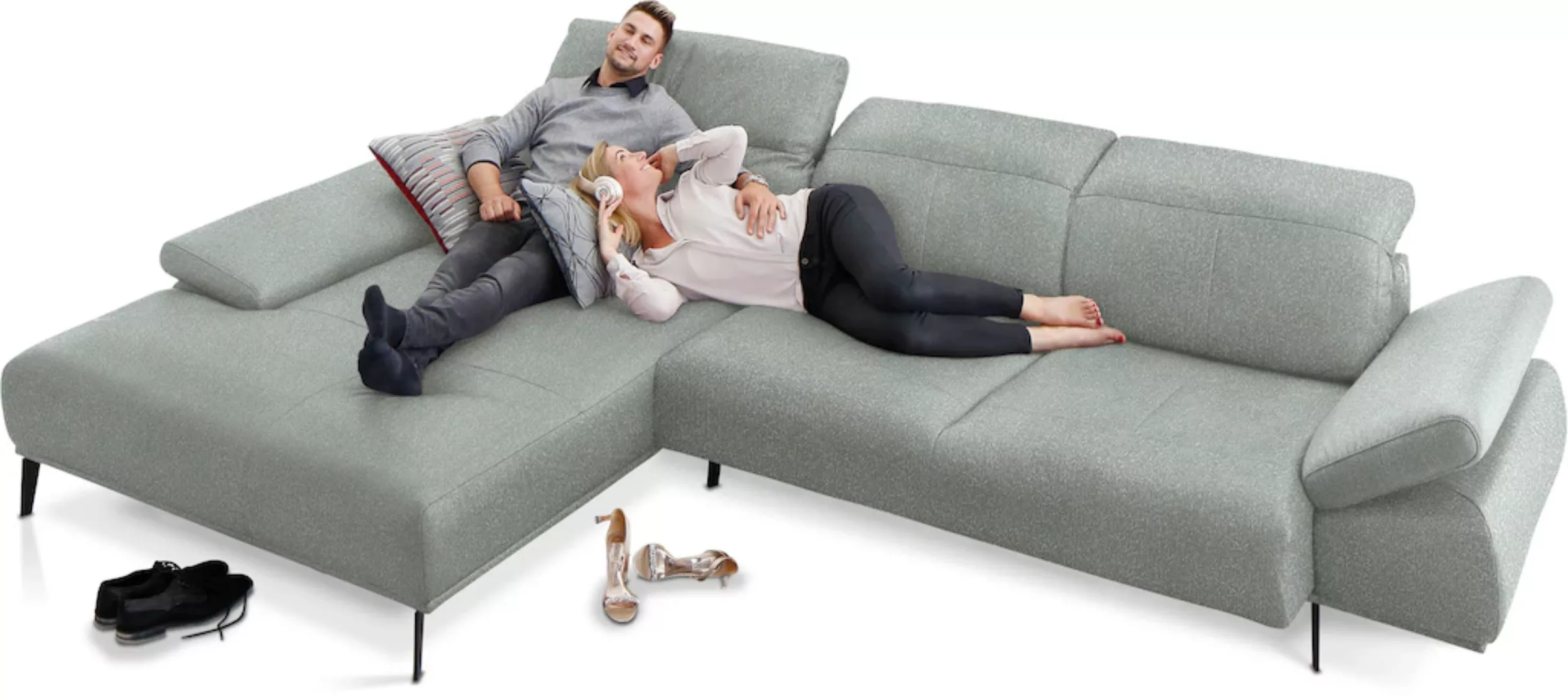 W.SCHILLIG Ecksofa "levi, Designsofa, elegant und zeitlos, bequem, L-Form", günstig online kaufen