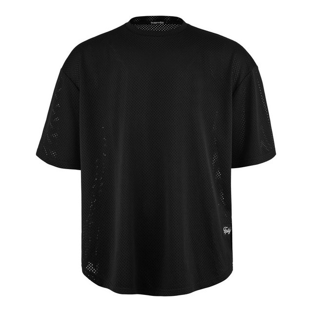 trueprodigy Oversize-Shirt Daniel Logoprint Rundhals Mesh Ware günstig online kaufen