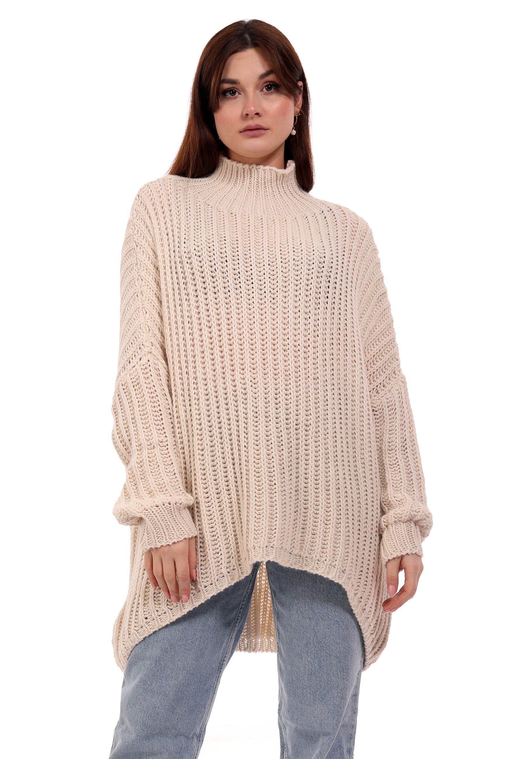 YC Fashion & Style Longpullover Oversized günstig online kaufen