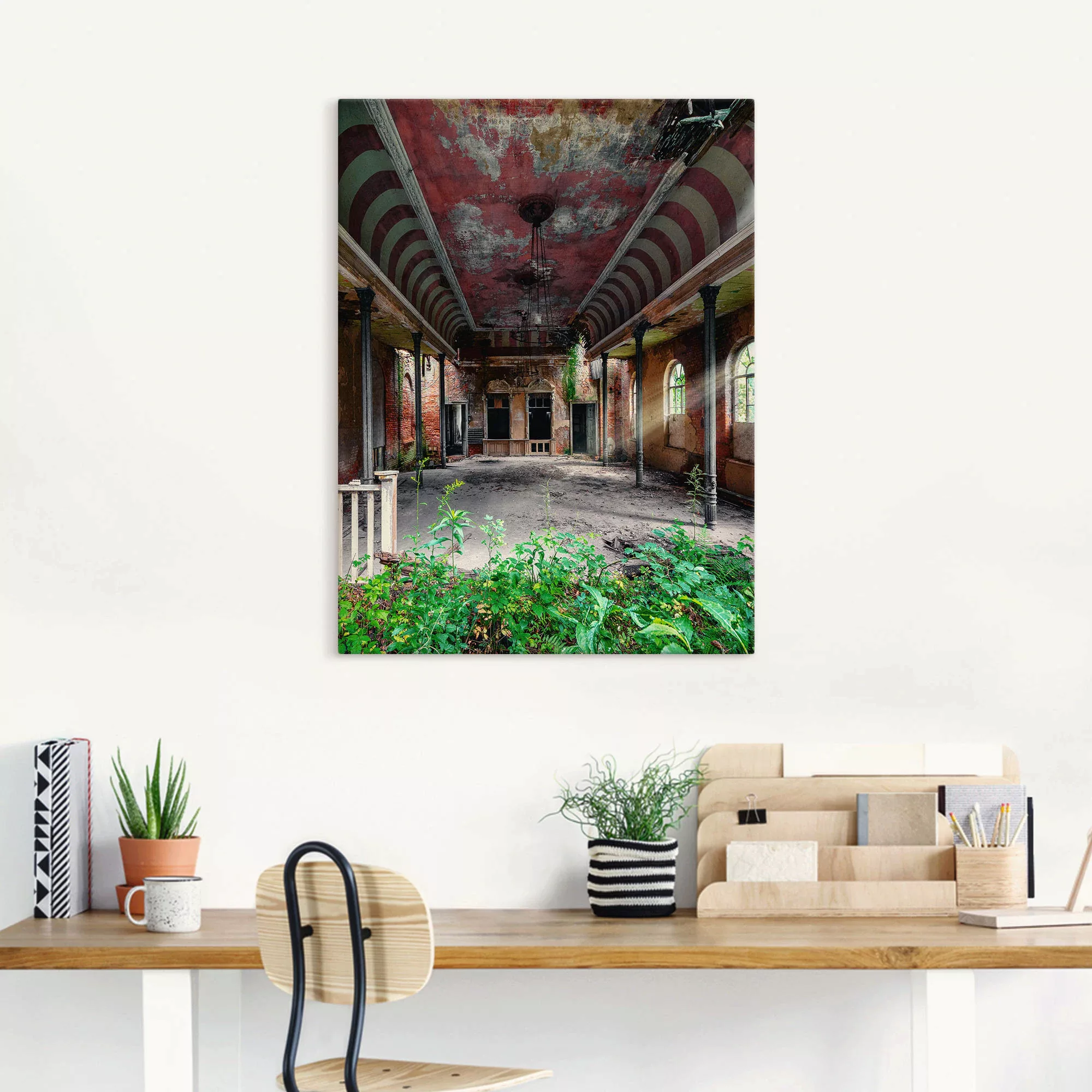 Artland Wandbild "Lost Place - Tanzsaal Ballsaal", Gebäude, (1 St.), als Al günstig online kaufen