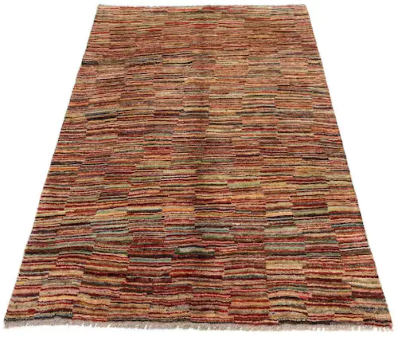 morgenland Wollteppich »Streifen Multicolore 178 x 114 cm«, rechteckig günstig online kaufen