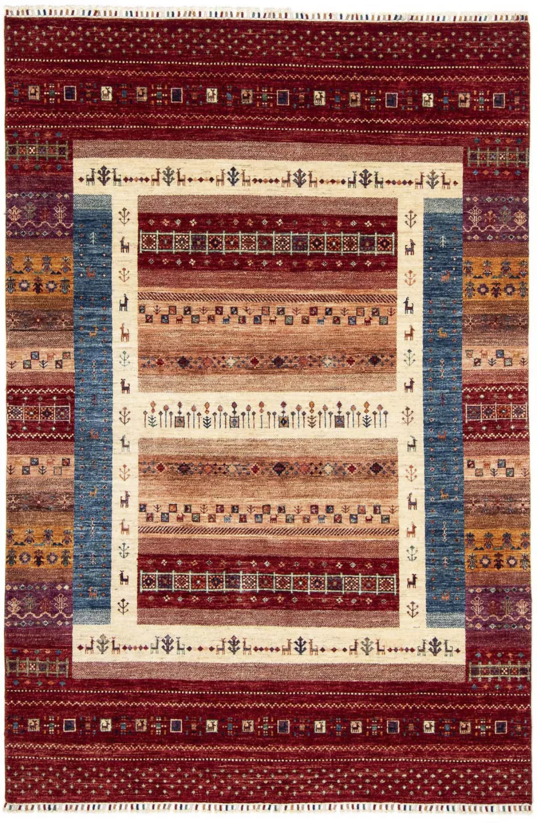 morgenland Orientteppich »Ziegler - 249 x 171 cm - dunkelrot«, rechteckig günstig online kaufen