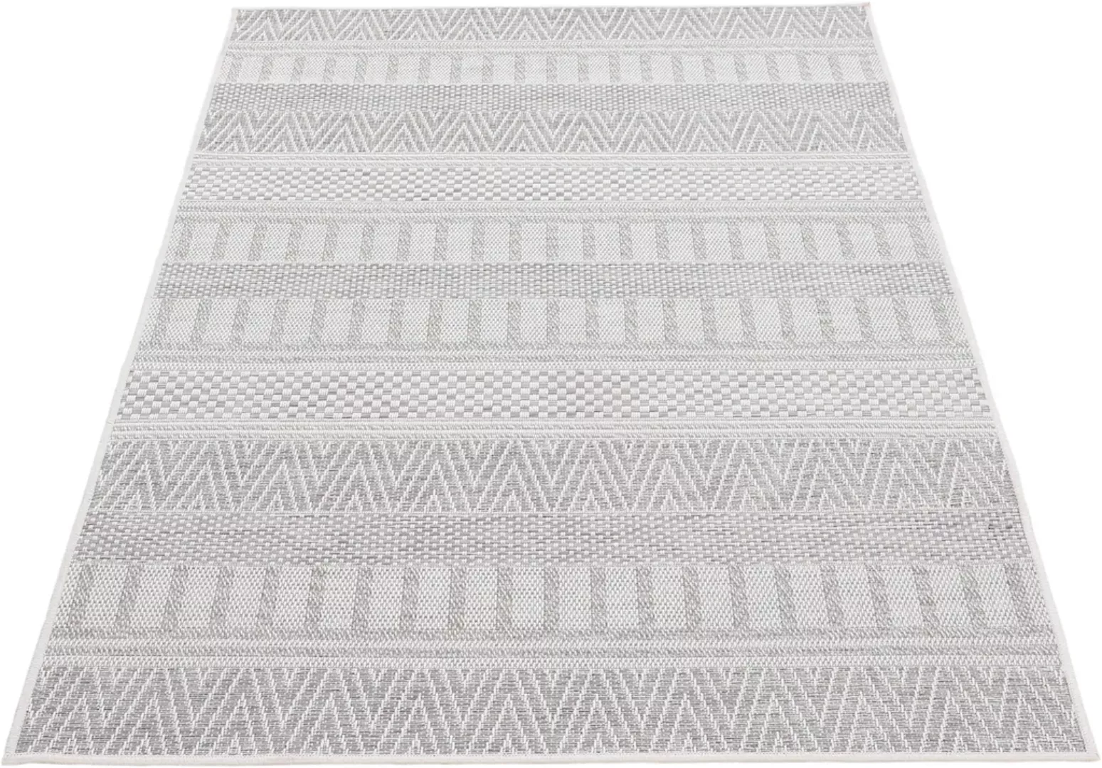 carpetfine Teppich »Boho 100«, rechteckig, robustes Flachgewebe, Sisal Opti günstig online kaufen