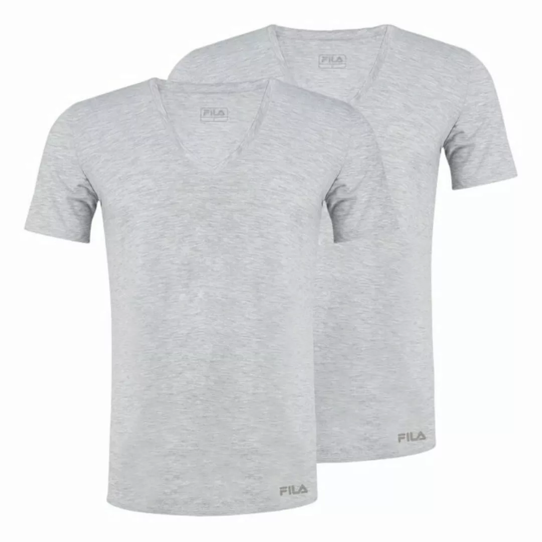 Fila T-Shirt 2er Pack V-Neck aus weichem Baumwolljersey günstig online kaufen