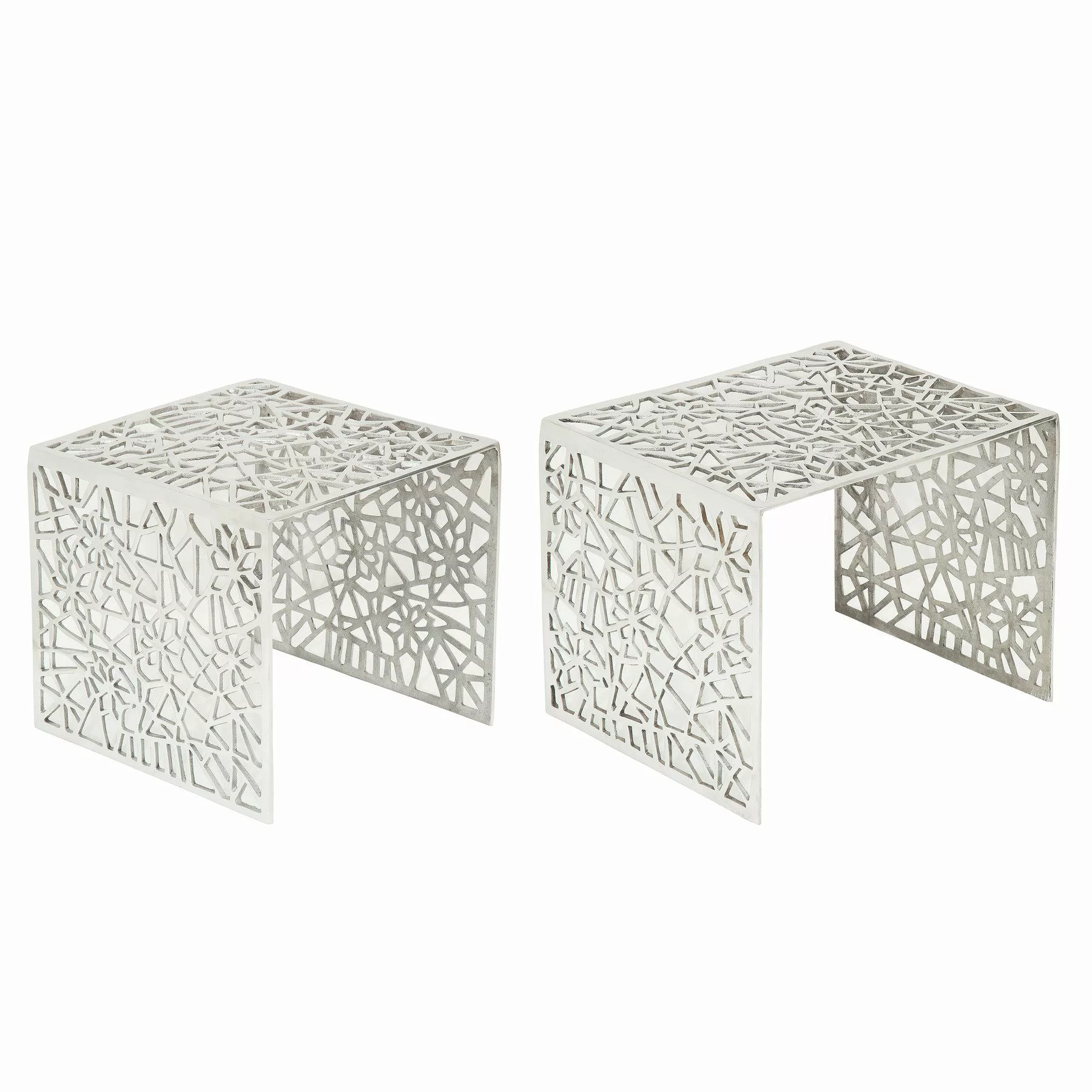 riess-ambiente Couchtisch ABSTRACT 49cm silber (Set, günstig online kaufen