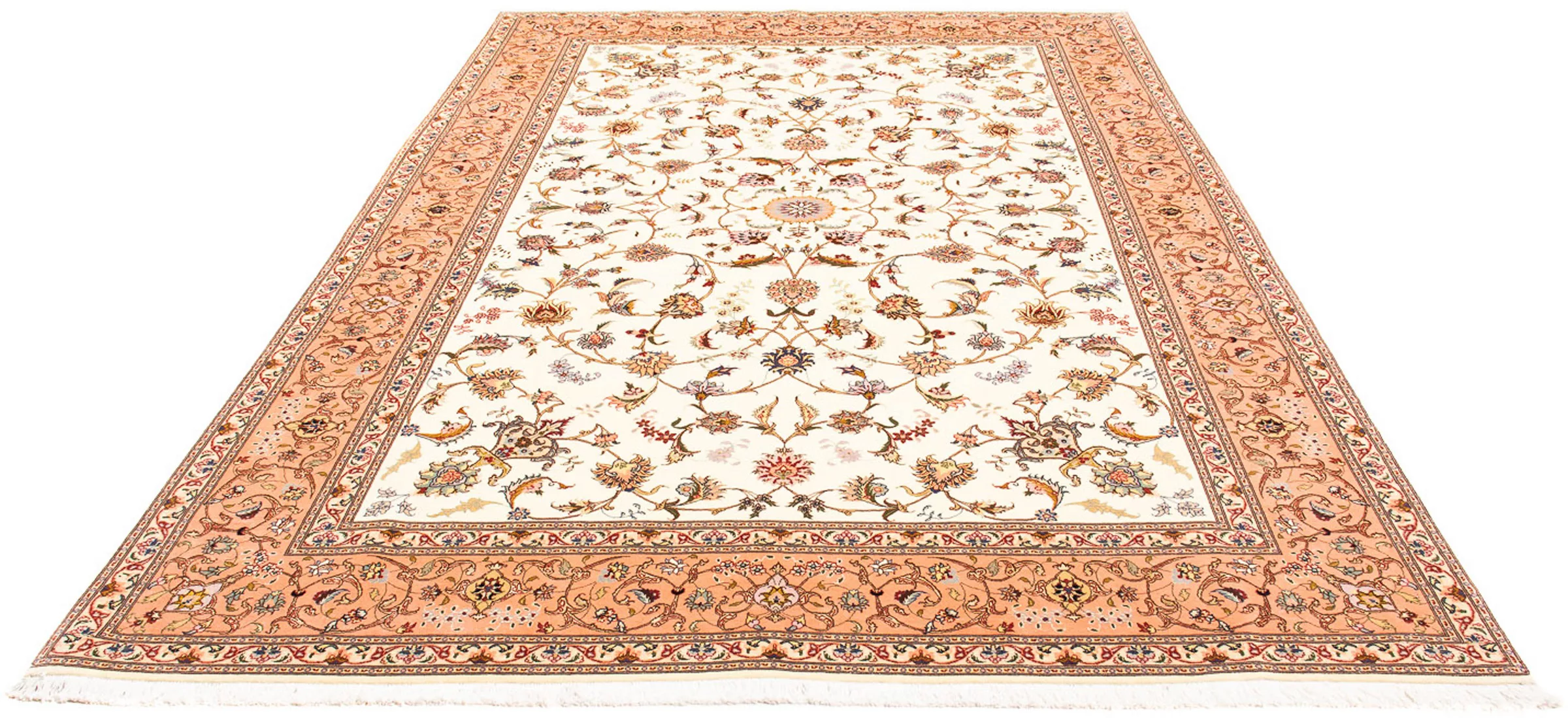 morgenland Orientteppich »Perser - Täbriz - Royal - 302 x 203 cm - beige«, günstig online kaufen