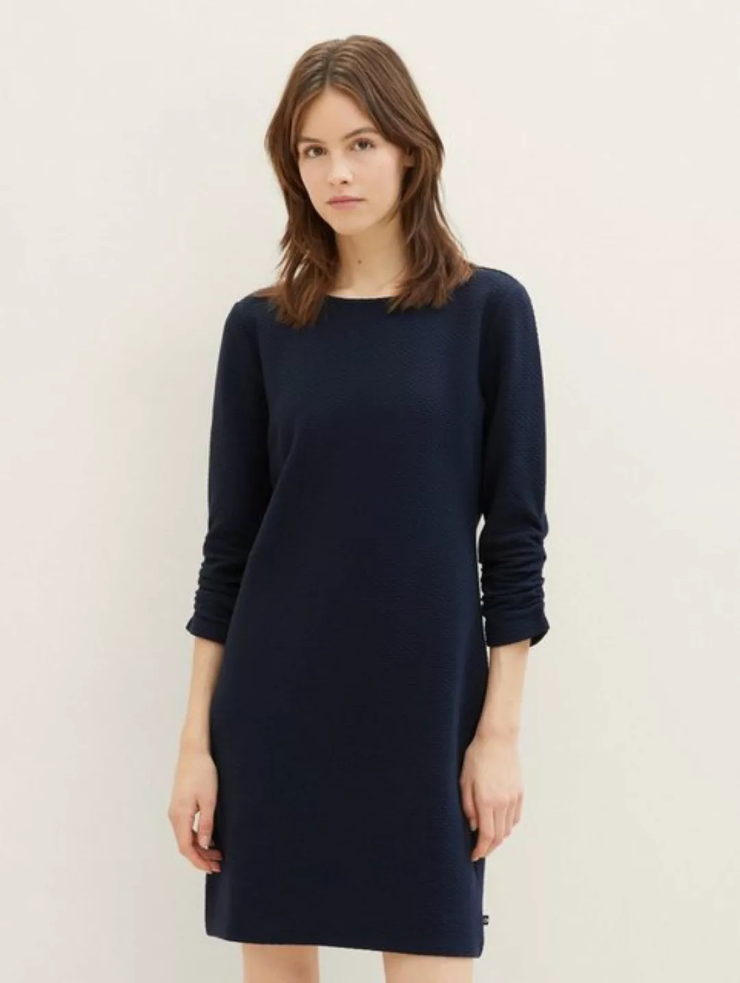 TOM TAILOR Denim Jerseykleid, mit Stepp-Design günstig online kaufen