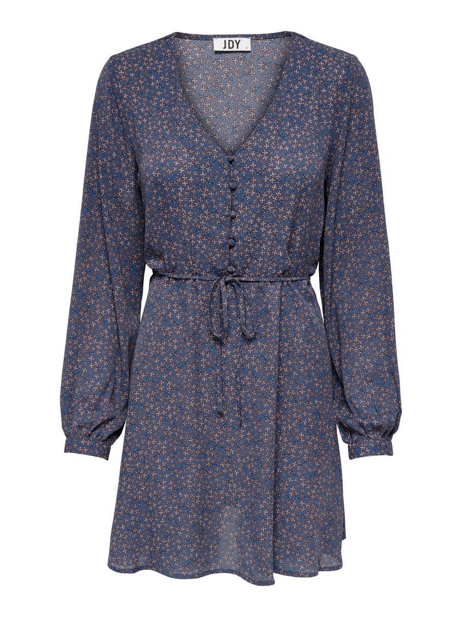 ONLY Kurzes Knopfverschluss Kleid Damen Blau günstig online kaufen