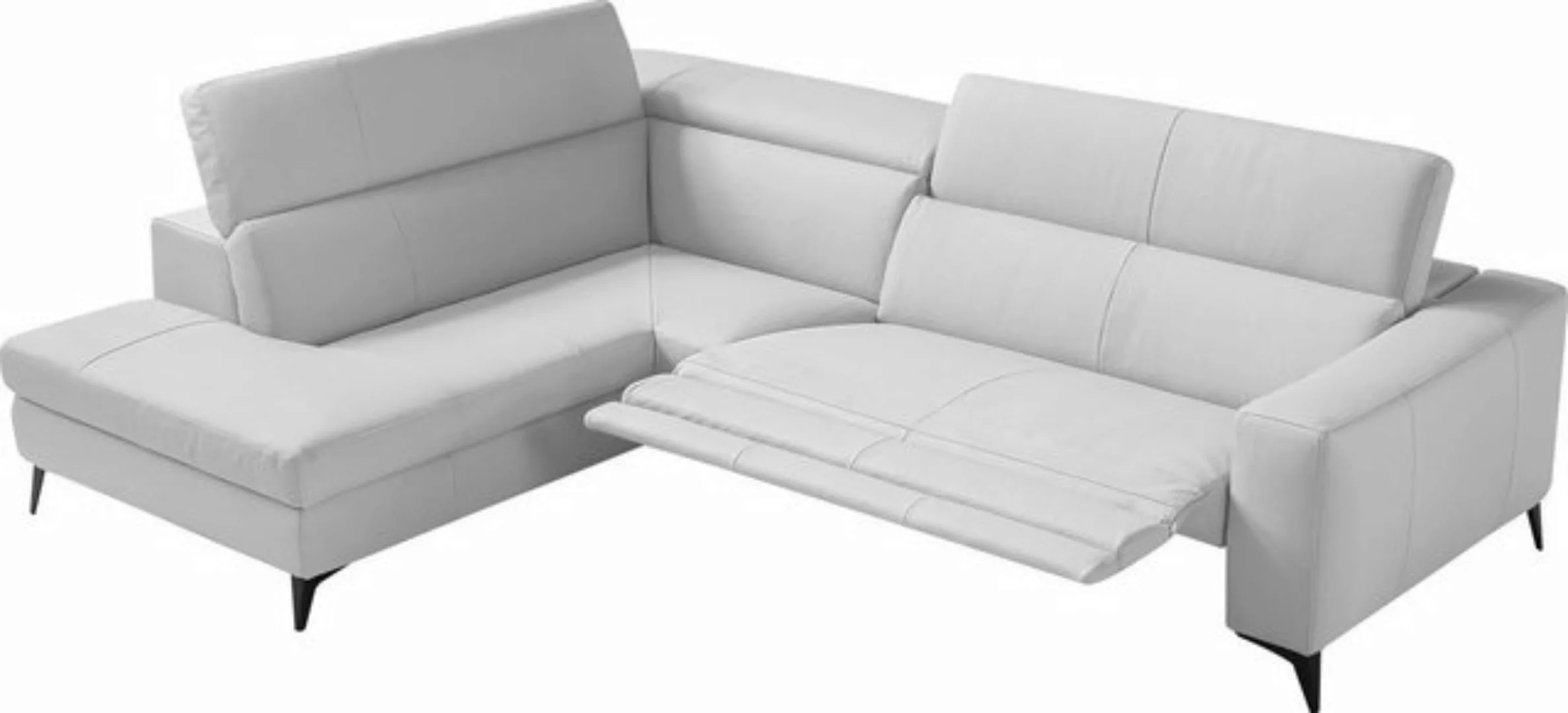 Egoitaliano Ecksofa "Edith, Designsofa mit hohem Sitzkomfort, L-Form", inkl günstig online kaufen