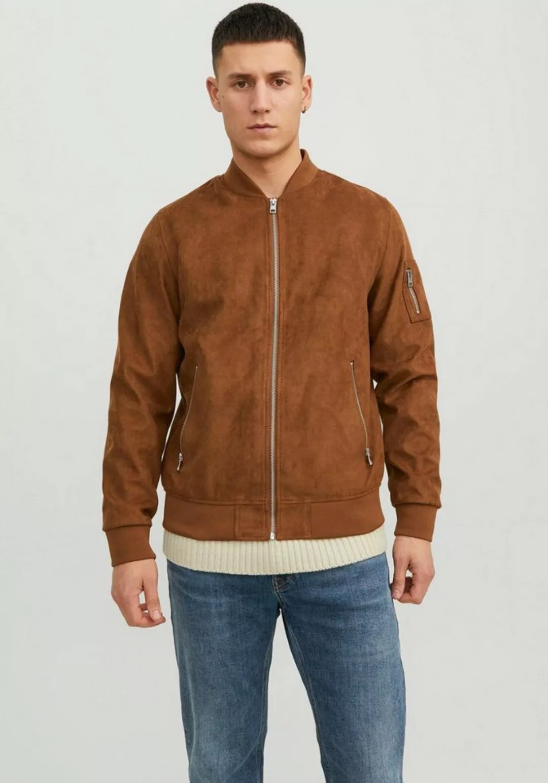 Jack & Jones Blouson JJEROCKY FAUX SUEDE BOMBER NOOS günstig online kaufen