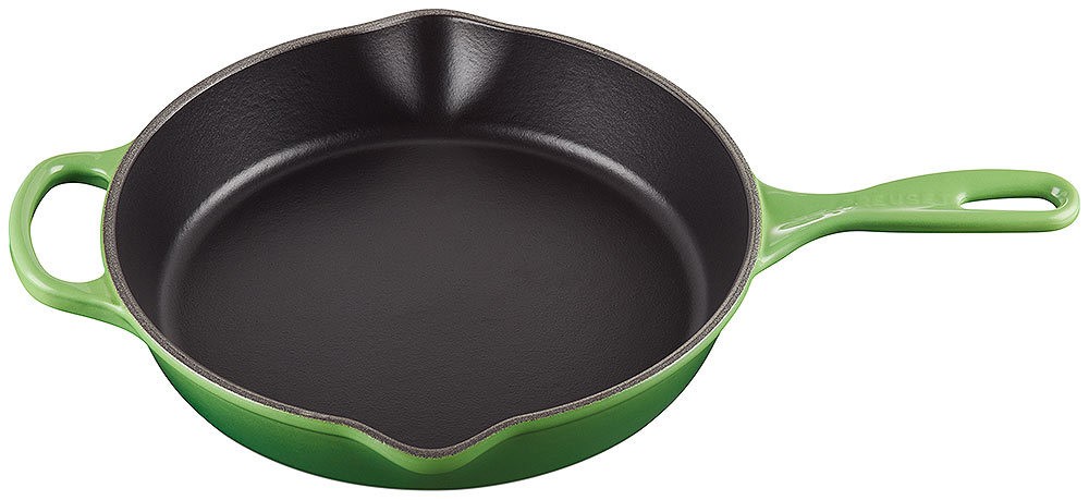 Le Creuset Brat- und Servierpfanne Hoch Gusseisen Bamboo Green 26cm günstig online kaufen