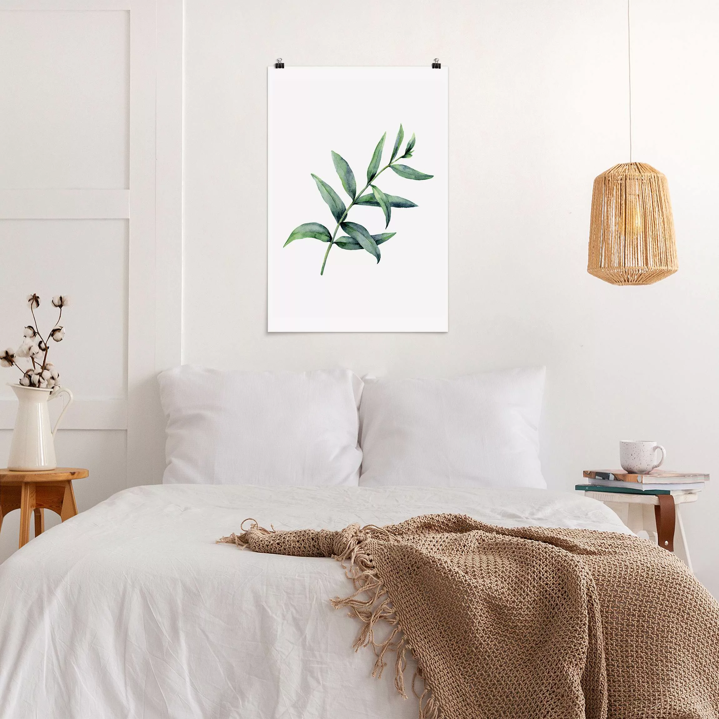 Poster Aquarell Eucalyptus I günstig online kaufen