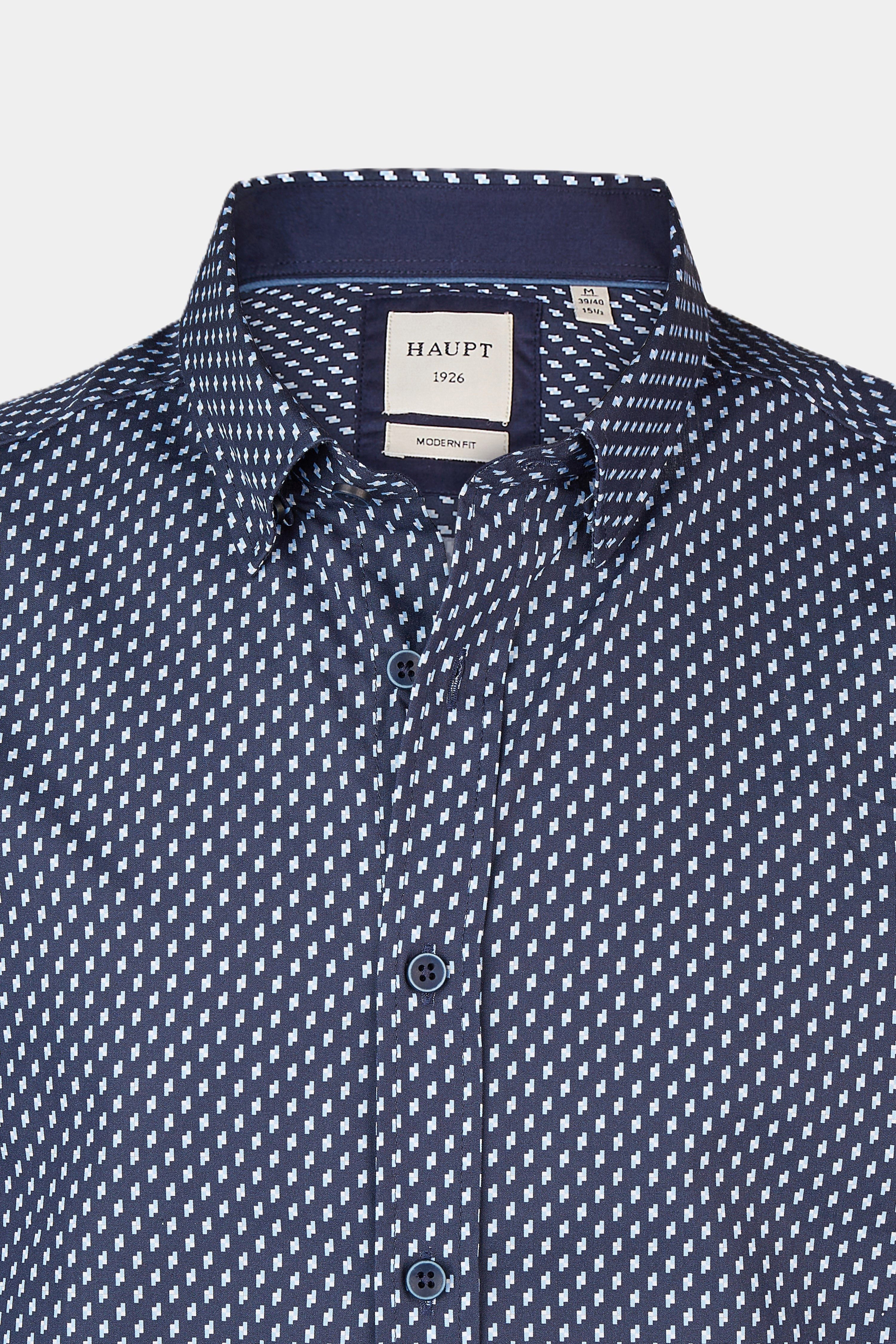Haupt Langarmhemd Haupt Popelin Modern Fit günstig online kaufen