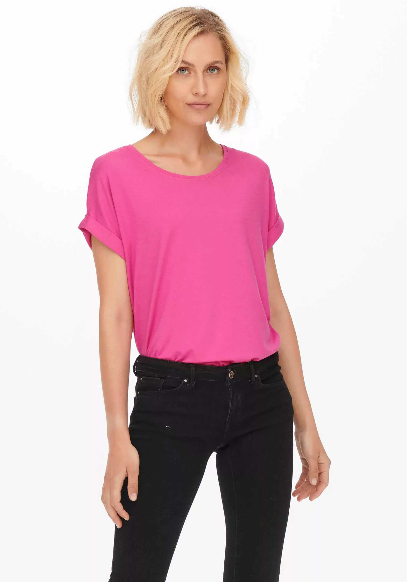 Only Damen Top onlMOSTER S/S O-NECK günstig online kaufen