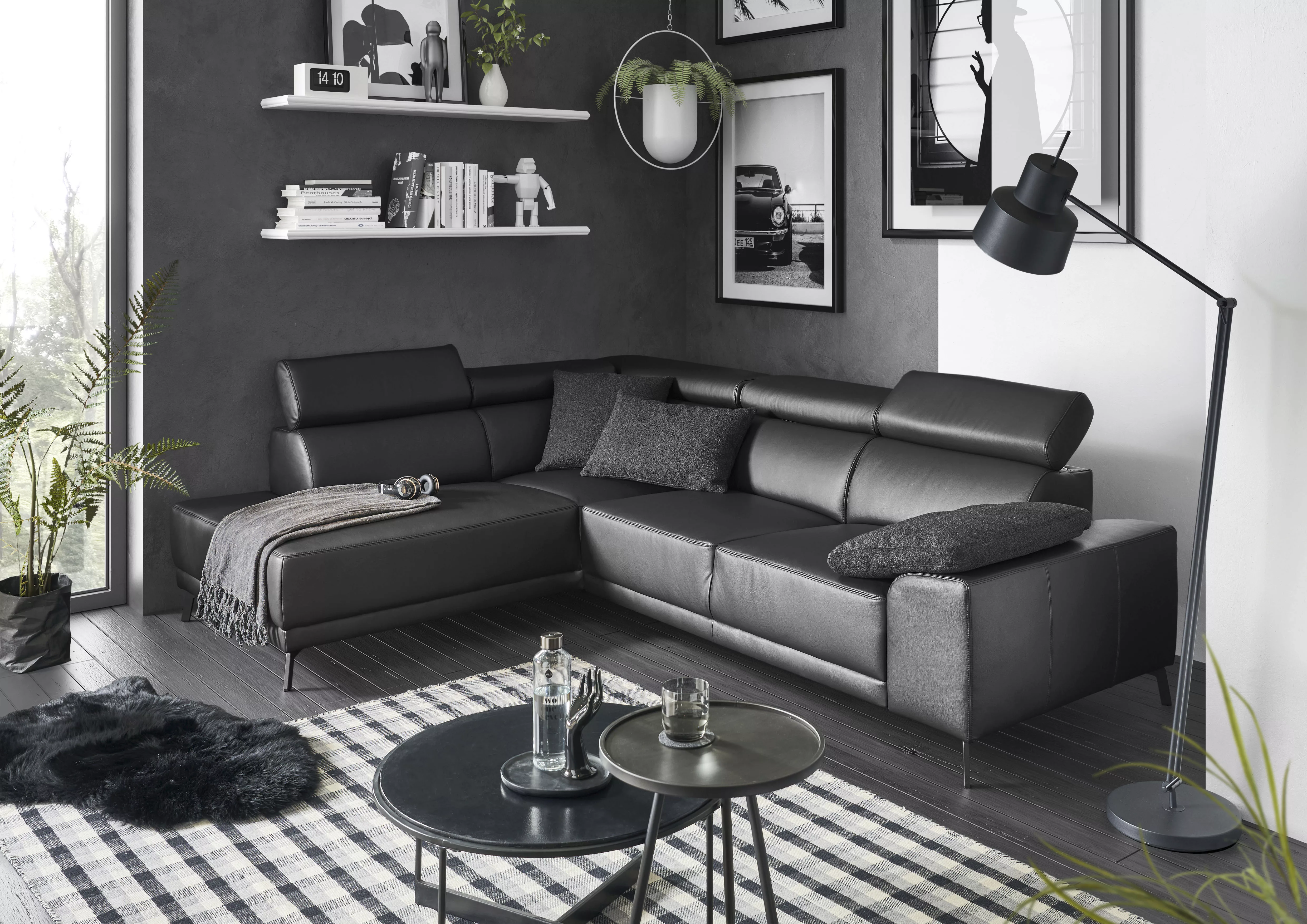 3C Candy Ecksofa »Greve B/T/H: 249/209/79 cm L-Form«, wahlweise mit motoris günstig online kaufen