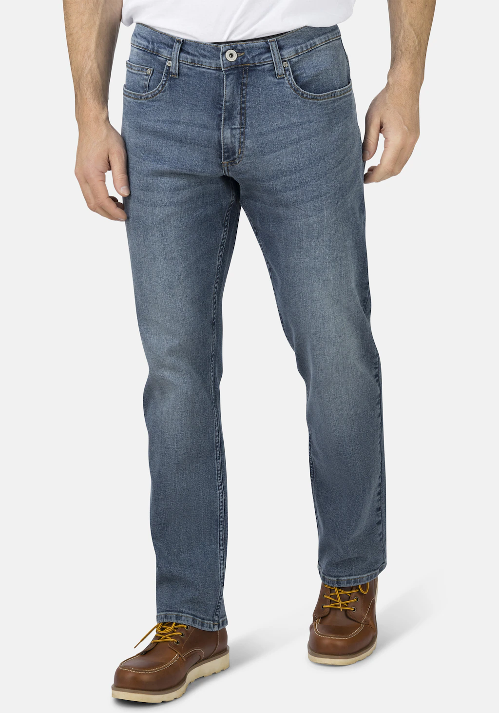 HERO by John Medoox 5-Pocket-Jeans "Phoenix Denim Big Straight Cut Stretch" günstig online kaufen