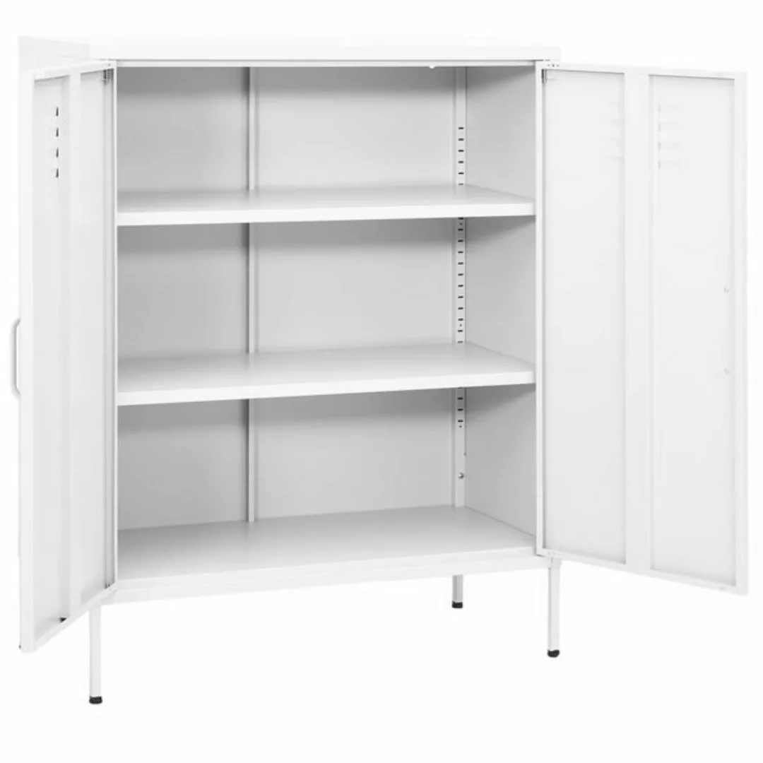 Lagerschrank Weiß 80x35x101,5 Cm Stahl günstig online kaufen