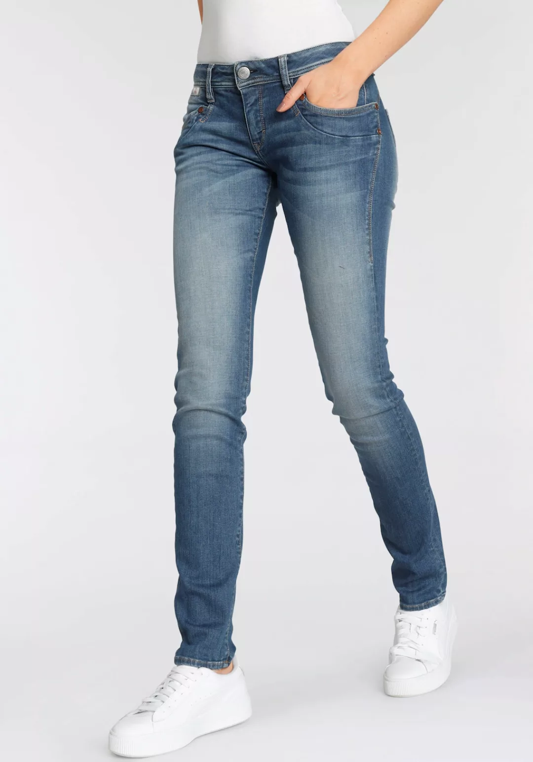 Herrlicher Slim-fit-Jeans Piper Slim Jeans aus Bio Baumwolle Super Slim günstig online kaufen