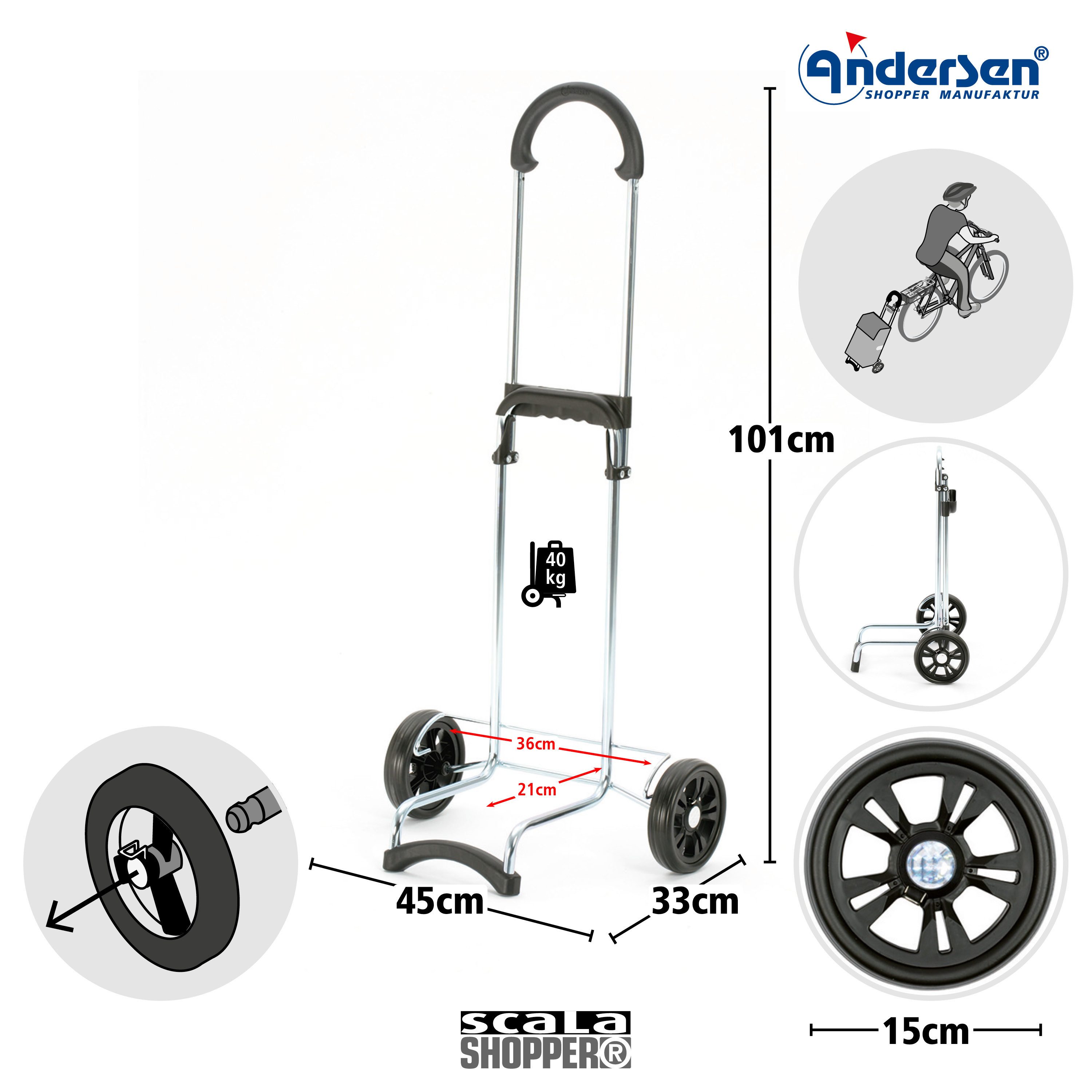 Andersen Einkaufstrolley Scala Shopper MIX A32, günstig online kaufen