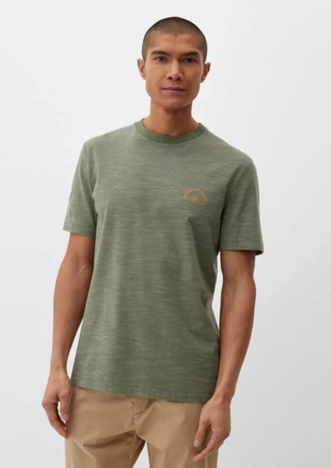 s.Oliver Kurzarmshirt T-Shirt mit Backprint günstig online kaufen