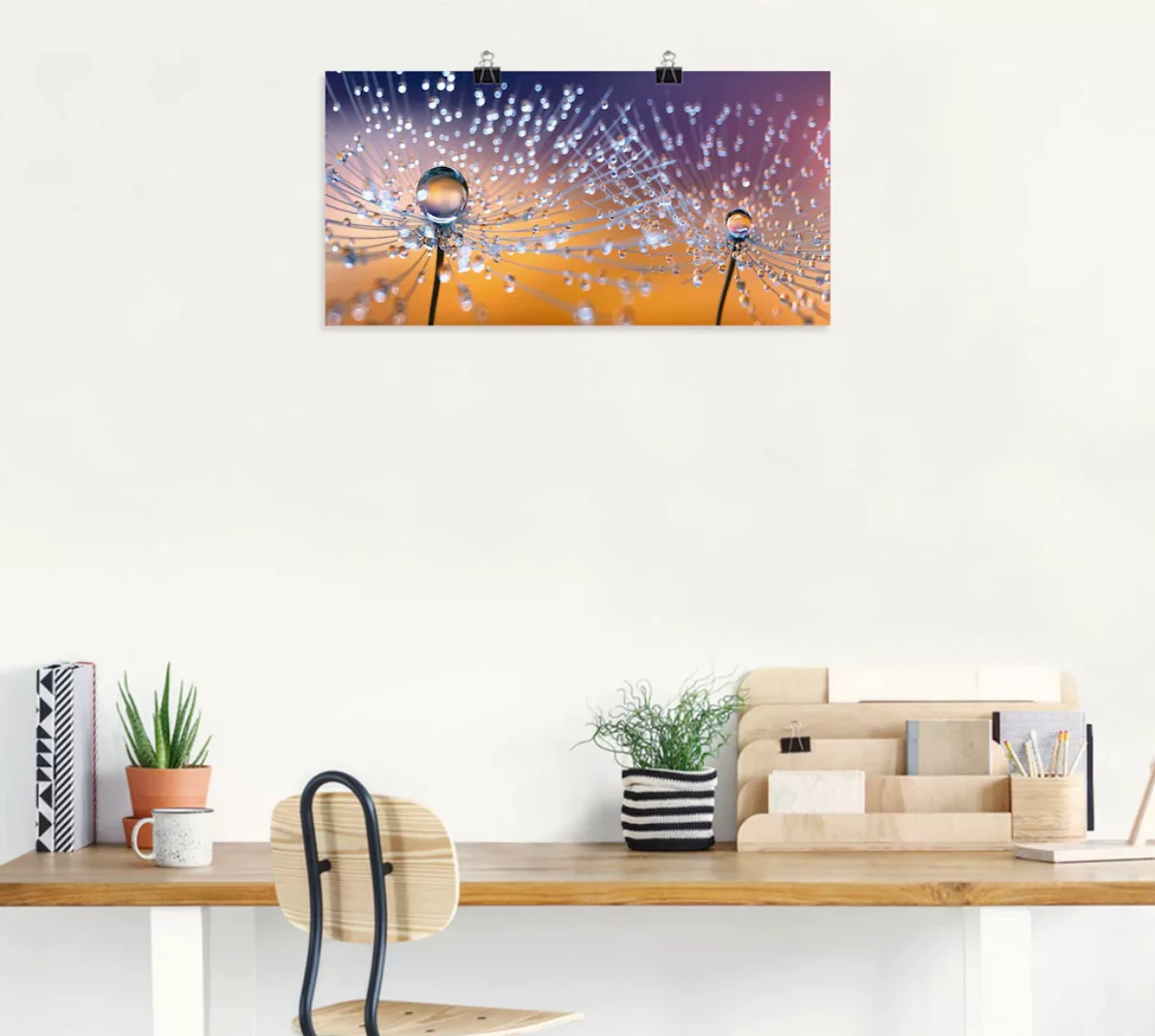 Artland Wandbild "Pusteblumen Tautropfen", Blumenbilder, (1 St.), als Alubi günstig online kaufen