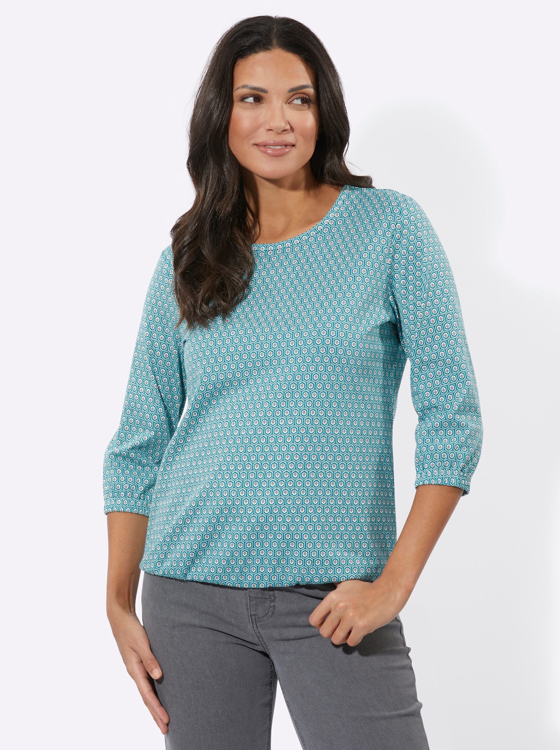 Sieh an! T-Shirt 3/4-Arm-Shirt günstig online kaufen