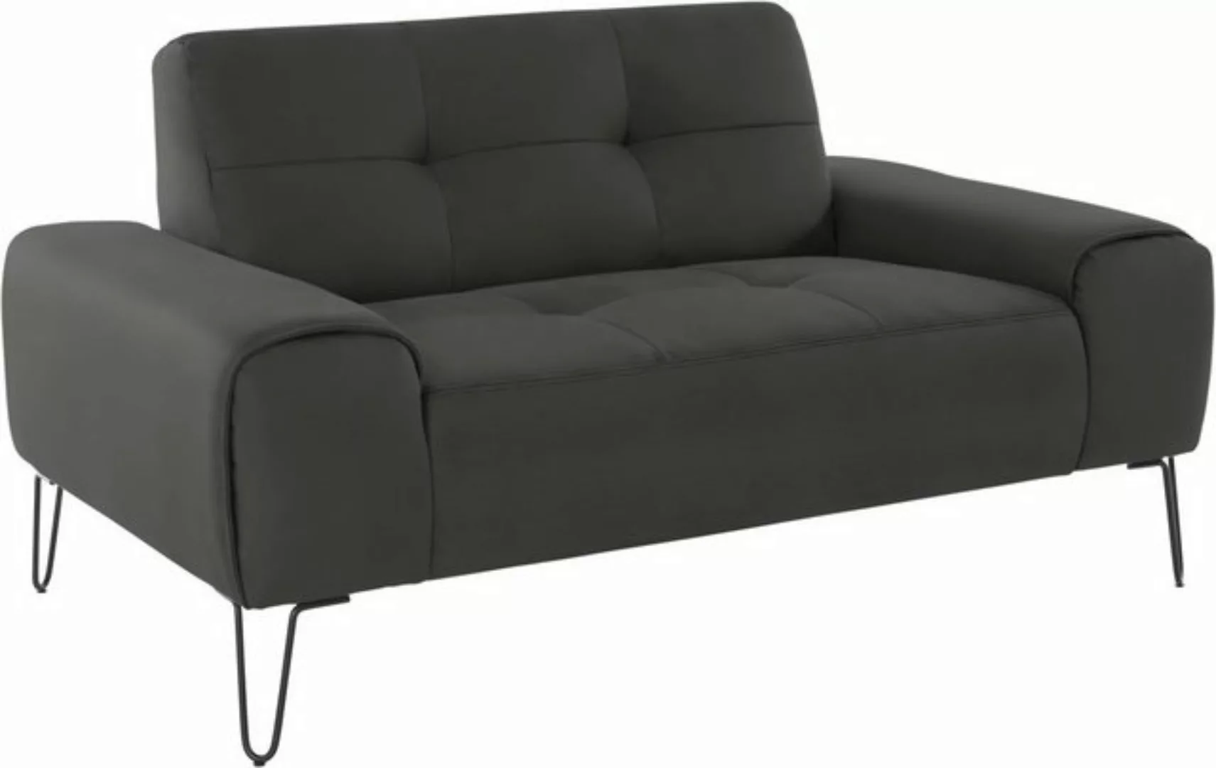 exxpo - sofa fashion 2-Sitzer Taranto, aktuelles Design trifft Sitzkomfort, günstig online kaufen