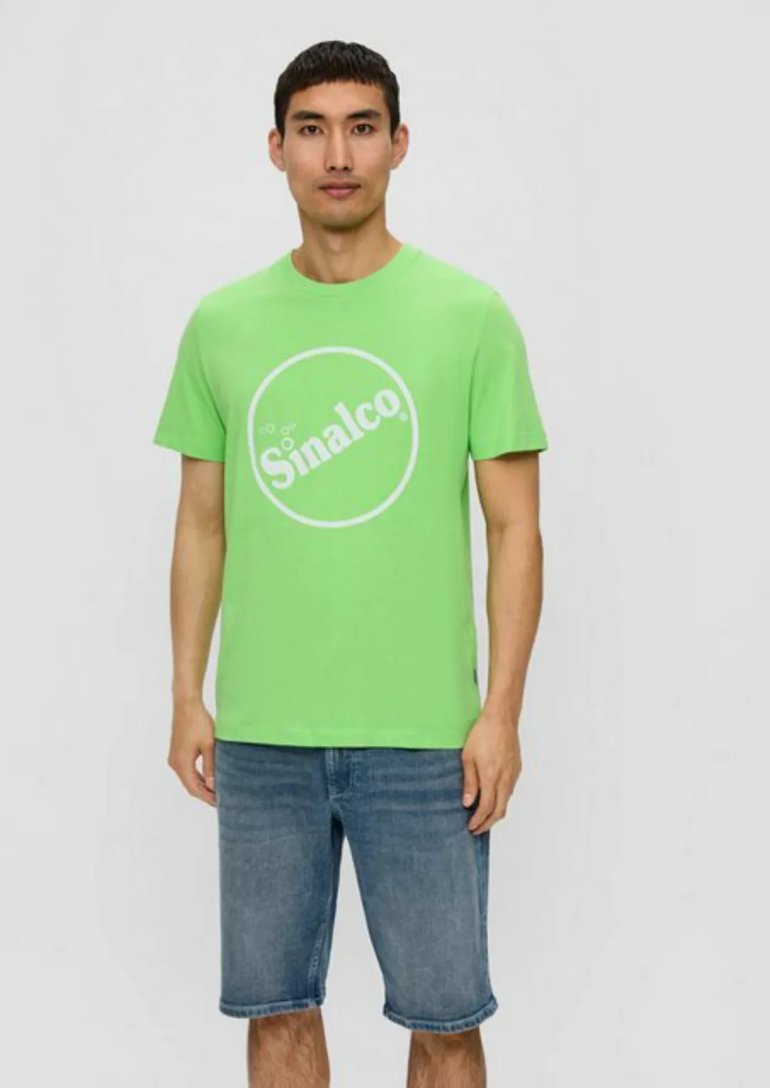 s.Oliver Kurzarmshirt T-Shirt mit Sinalco®-Print Artwork günstig online kaufen