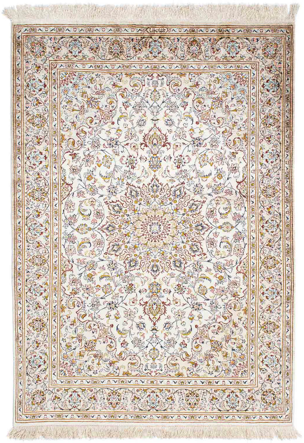 morgenland Orientteppich »Perser - Ghom - 147 x 100 cm - beige«, rechteckig günstig online kaufen