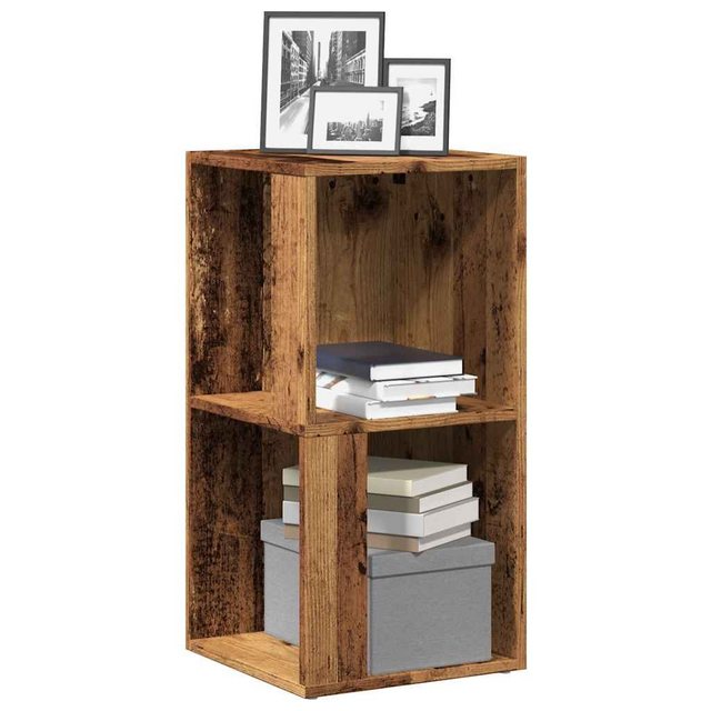 vidaXL Aktenschrank Eckregal Altholz-Optik 33x33x67 cm Holzwerkstoff günstig online kaufen