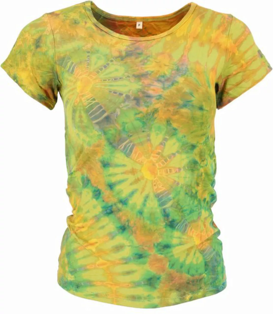 Guru-Shop T-Shirt Batik Hippie T-Shirt, Unikat Boho Batikshirt -.. Hippie, günstig online kaufen