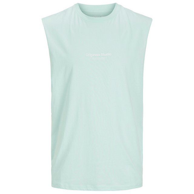 Jack & Jones Muscleshirt Große Größen Herren Muskelshirt mint Logoprint Jac günstig online kaufen