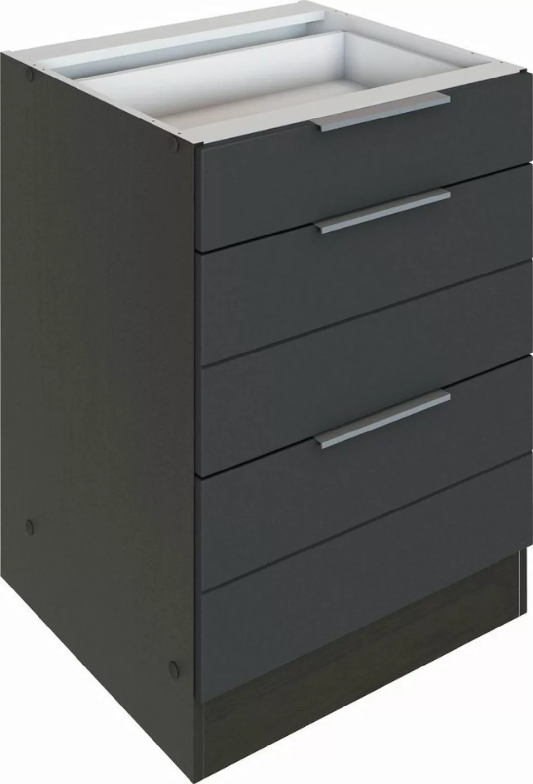 KOCHSTATION Auszugsunterschrank "KS-Luhe", 60 cm breit, hochwertige MDF-Fro günstig online kaufen