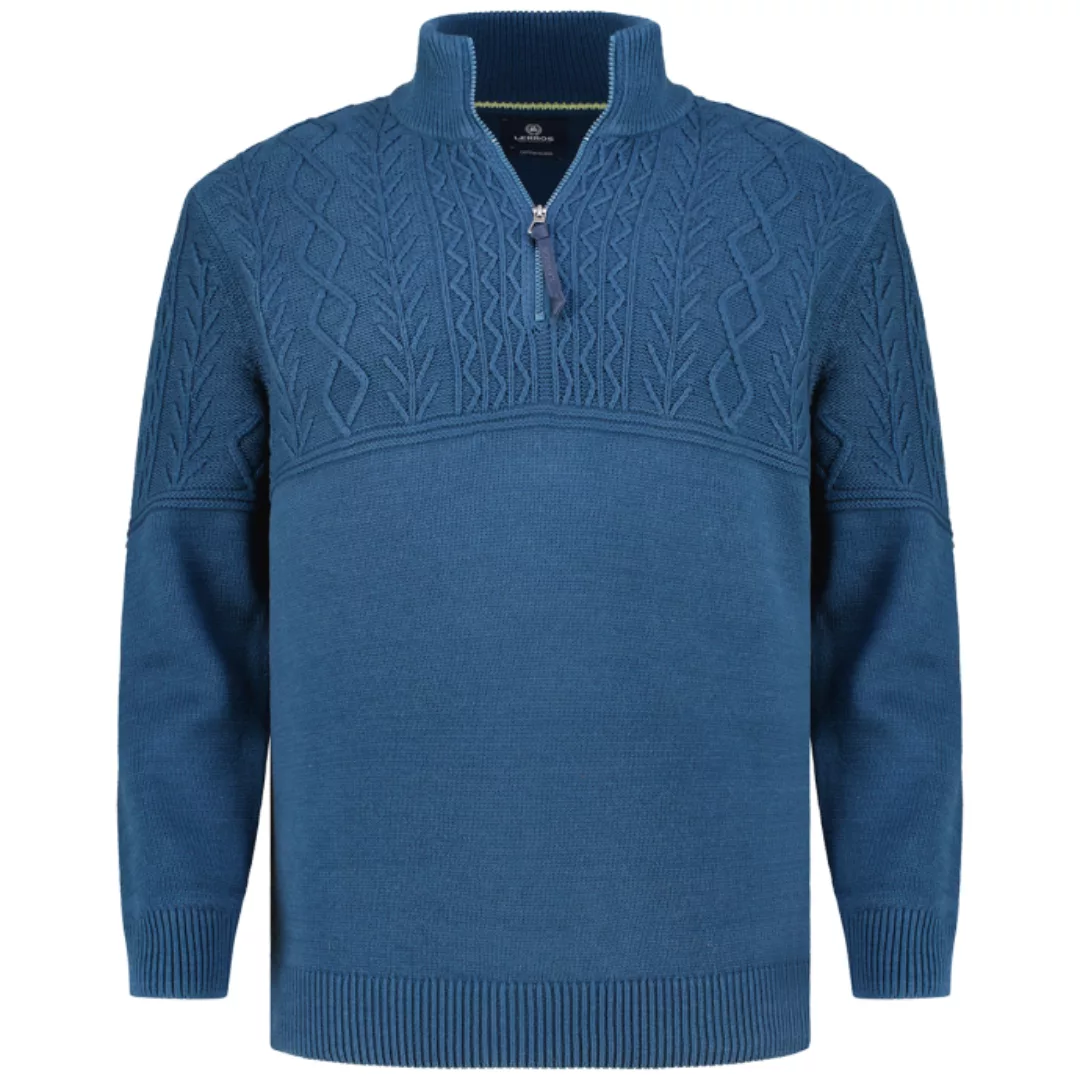 LERROS Strickpullover "LERROS Stricktroyer, tonal gemustert" günstig online kaufen