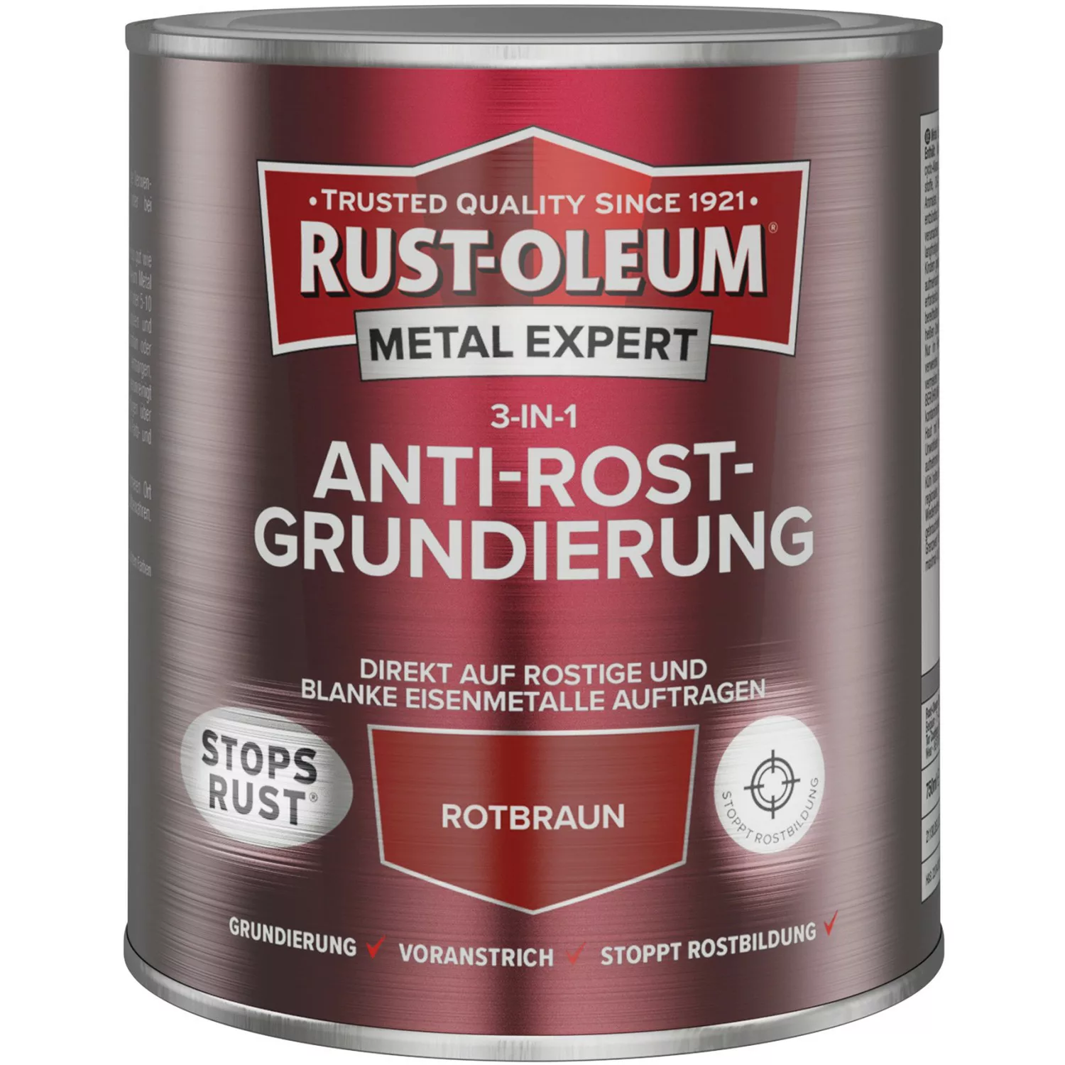 Rust-Oleum Metal Expert 3-in1 Anti-Rost Grundierung Rotbraun 750 ml günstig online kaufen