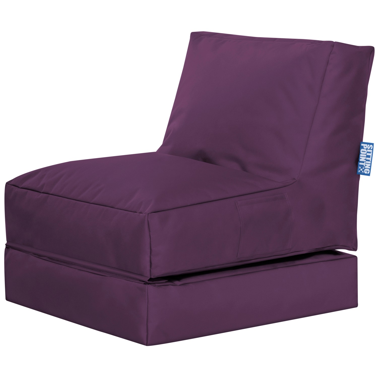 Sitting Point Sitzsack Twist  Scuba Aubergine günstig online kaufen