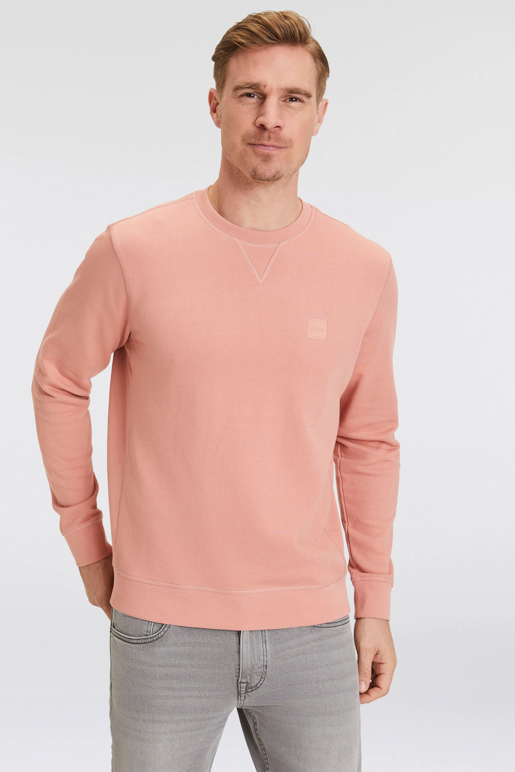 BOSS ORANGE Sweatshirt Westart mit BOSS Logopatch günstig online kaufen