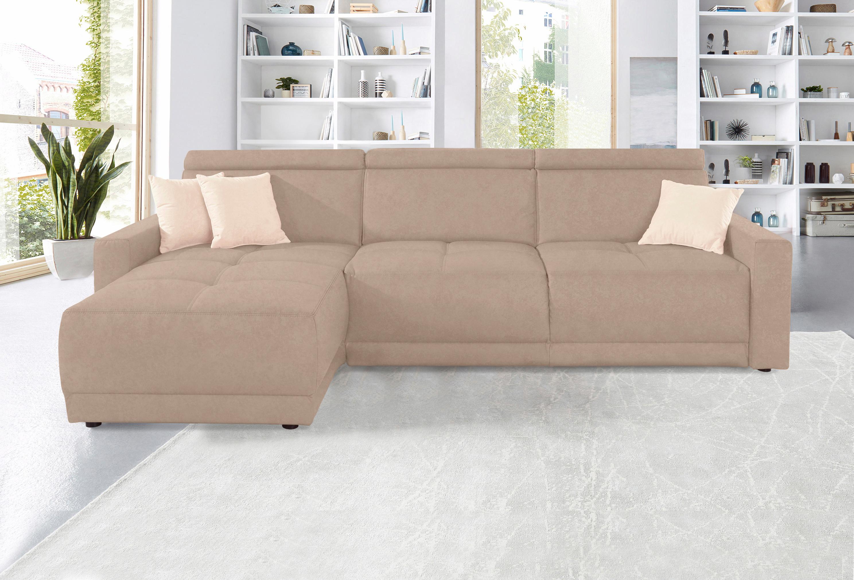 DOMO collection Ecksofa "Ava L-Form", mit Recamiere, Federkern wahlweise mi günstig online kaufen