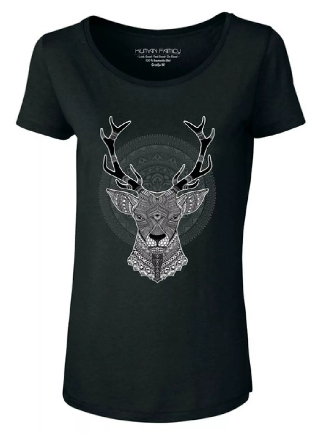 Modal Damen T-shirt "Adore Modal Deer" günstig online kaufen