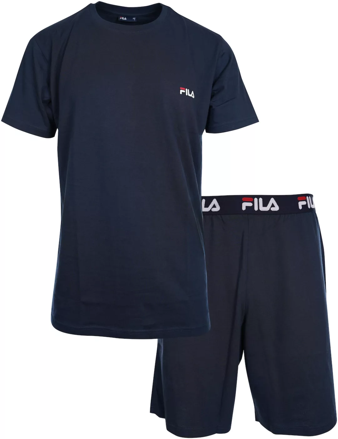 Fila Shorty, (2 tlg.), Hose mit elastischem Logobund und Kurzarmshirt günstig online kaufen